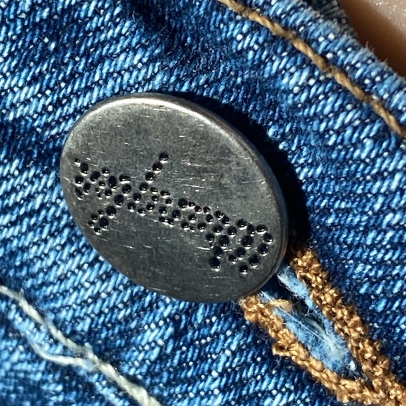 WRANGLER - jeans: ‘As Real As’ blue, pockets, zip, belt hoops, button - 12x30/L - Picture 14 of 16